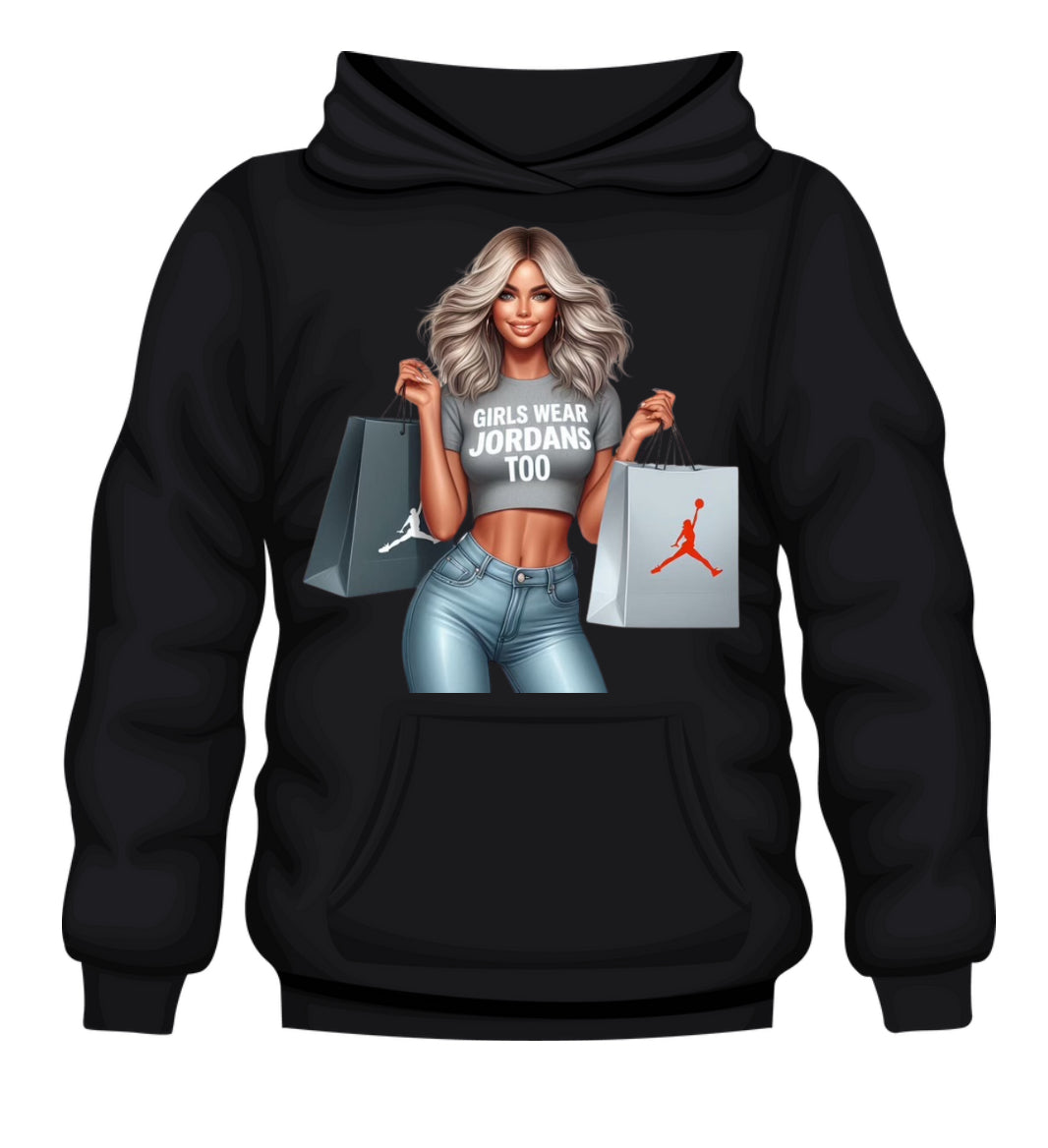 Gray GWJT Girl Hoodie