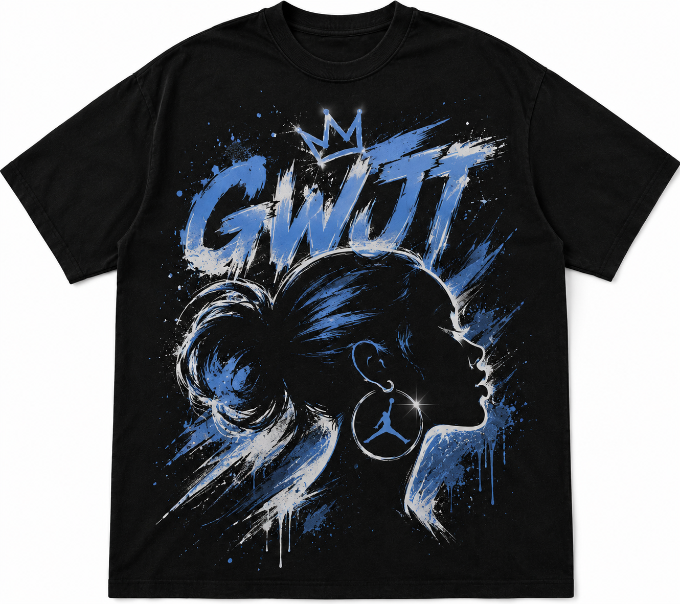 Blue Flame Sneaker Babe Tee