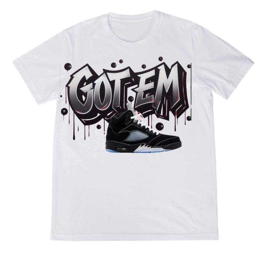 Got ‘Em Black 5s Tee