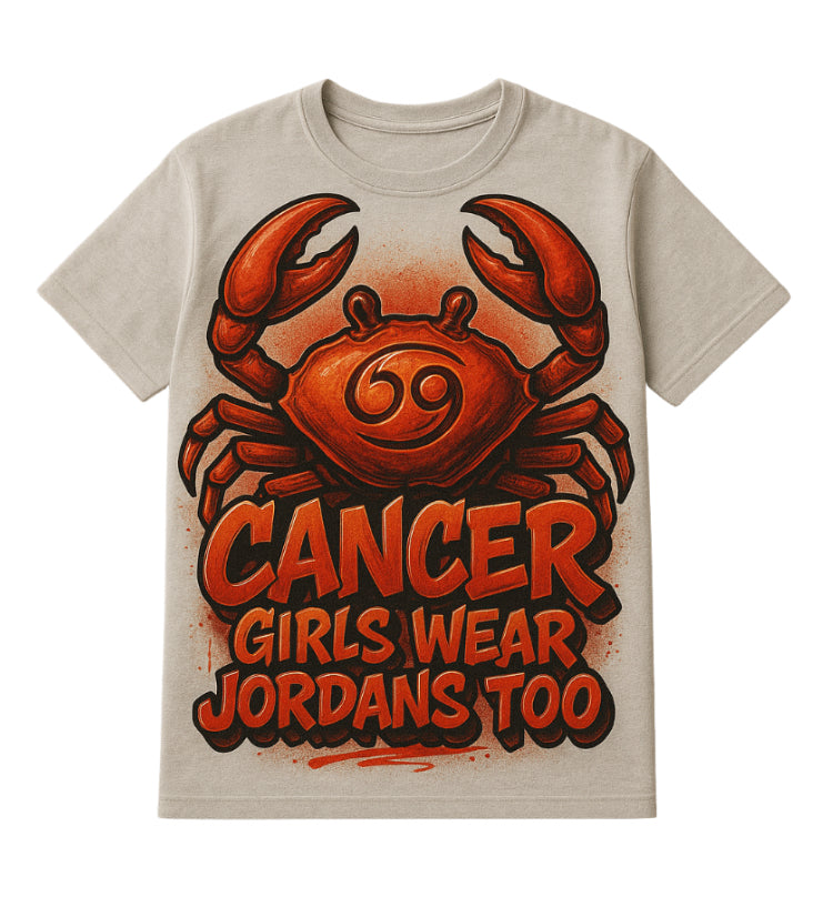 Cancer Zodiac Drip Tee