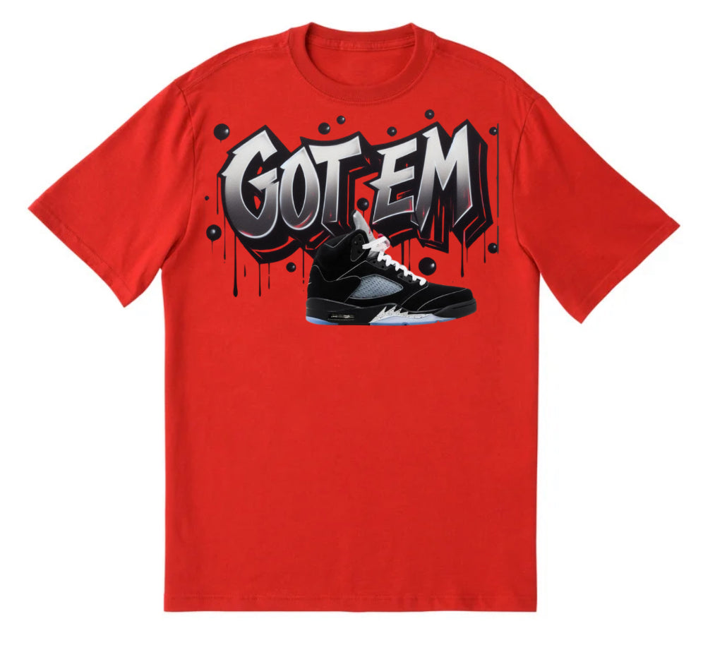 Got ‘Em Black 5s Tee