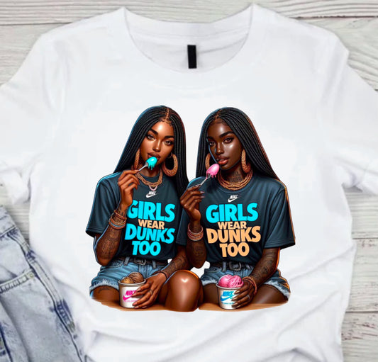Cotton Candy Dunk Girls