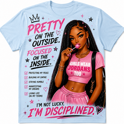 Disciplined In Pink Tee