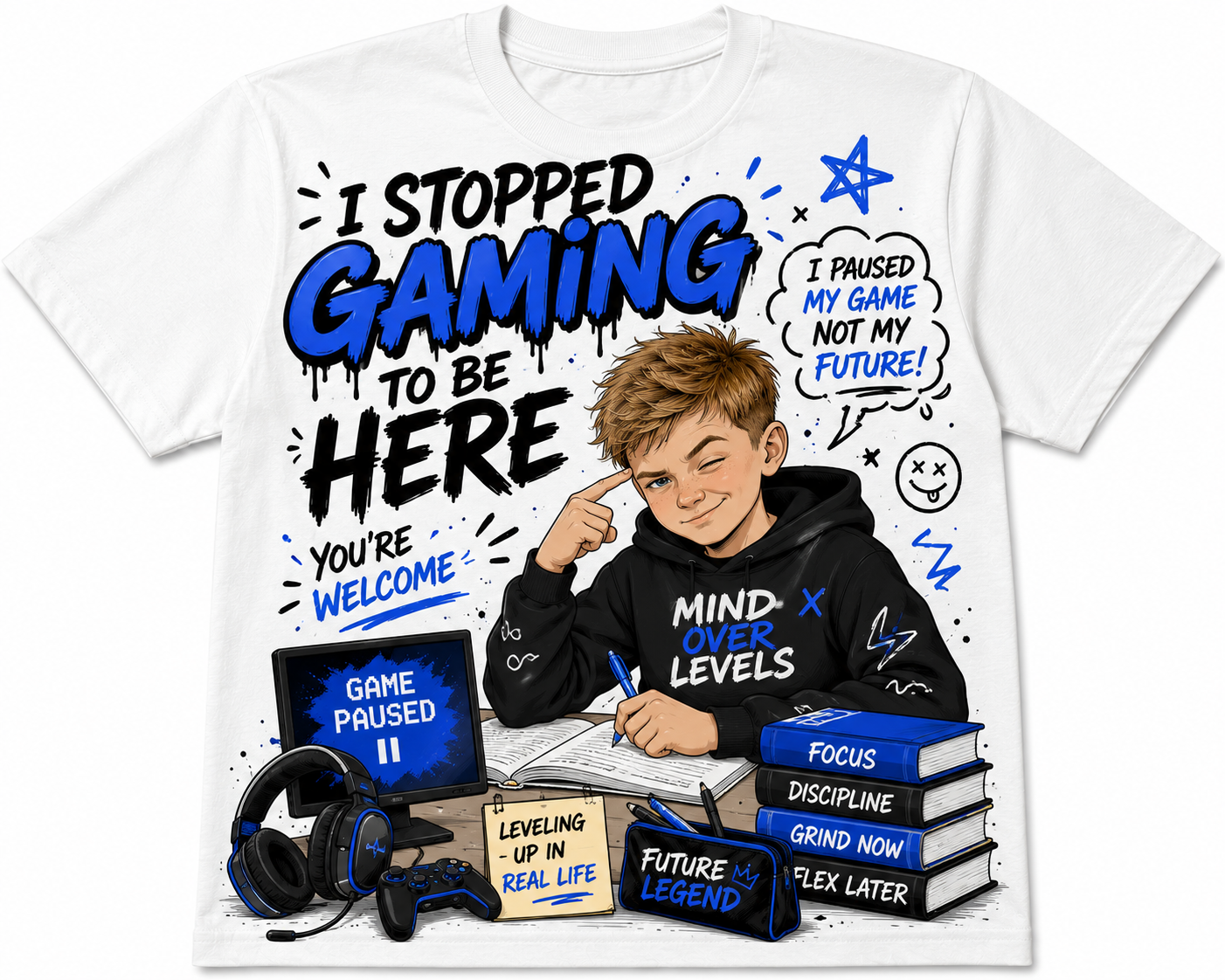Paused the Game Kids Tee