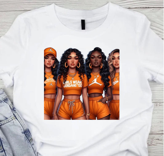 4 Orange GWJT Girls