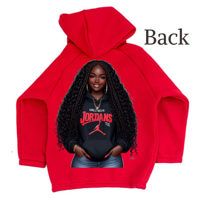 Red and Black GWJT Girl Hoodie