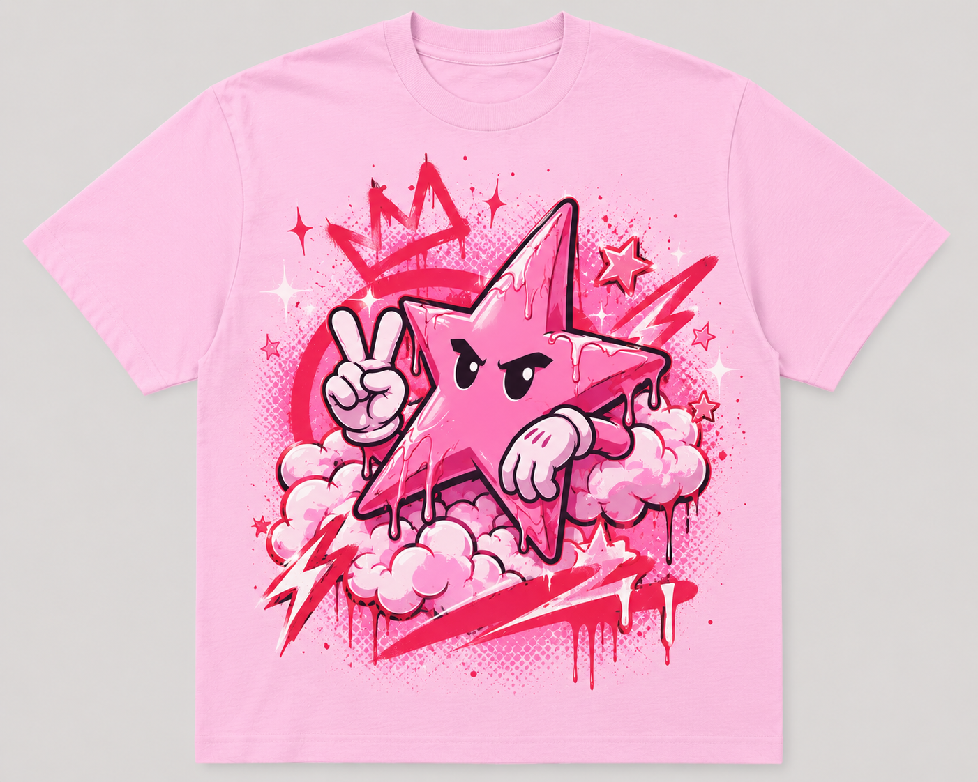 Pink Star Energy Tee