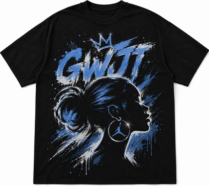 Blue Flame Sneaker Babe Tee