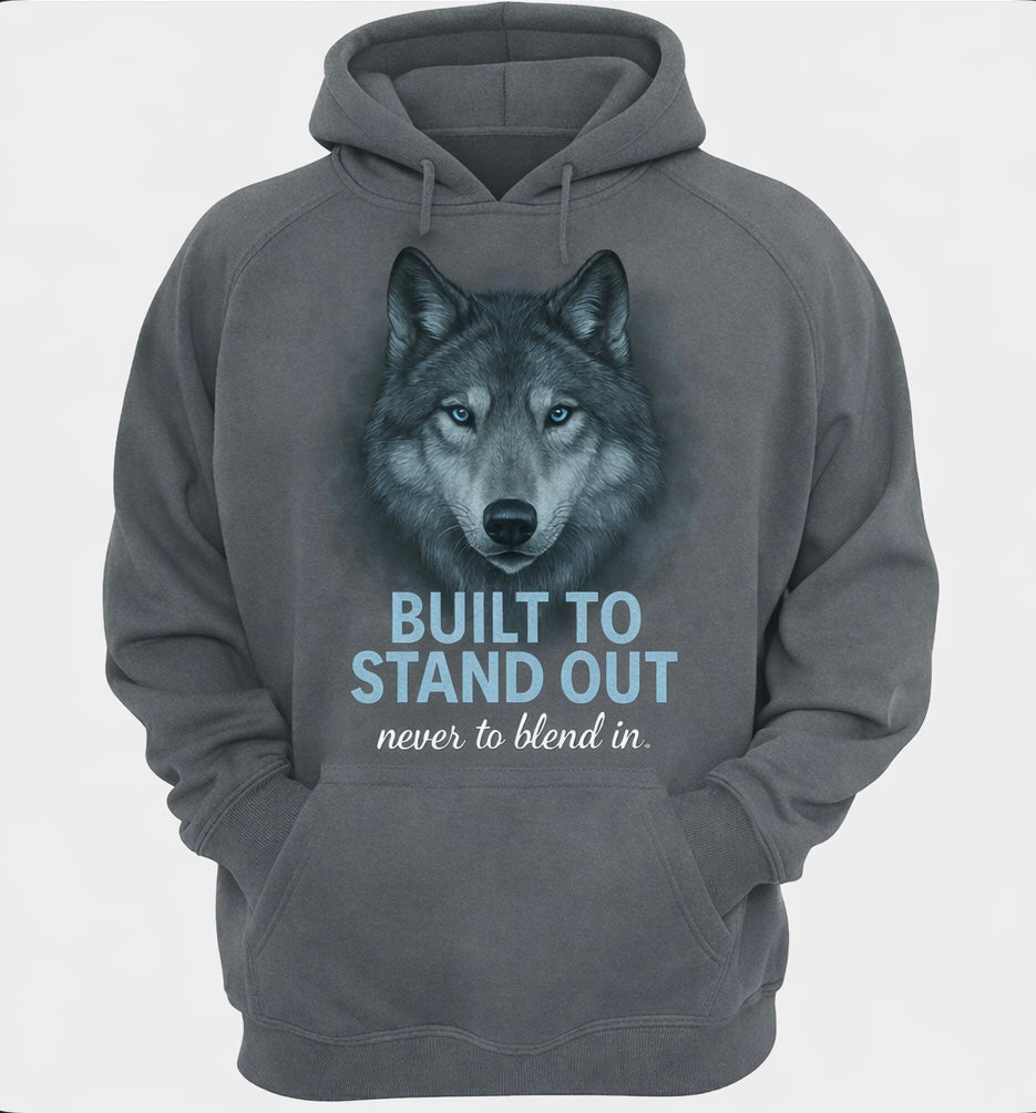 Built to Stand Out Hoodie – Wolf Grey 5 Edition