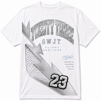 White Luxe Energy Tee