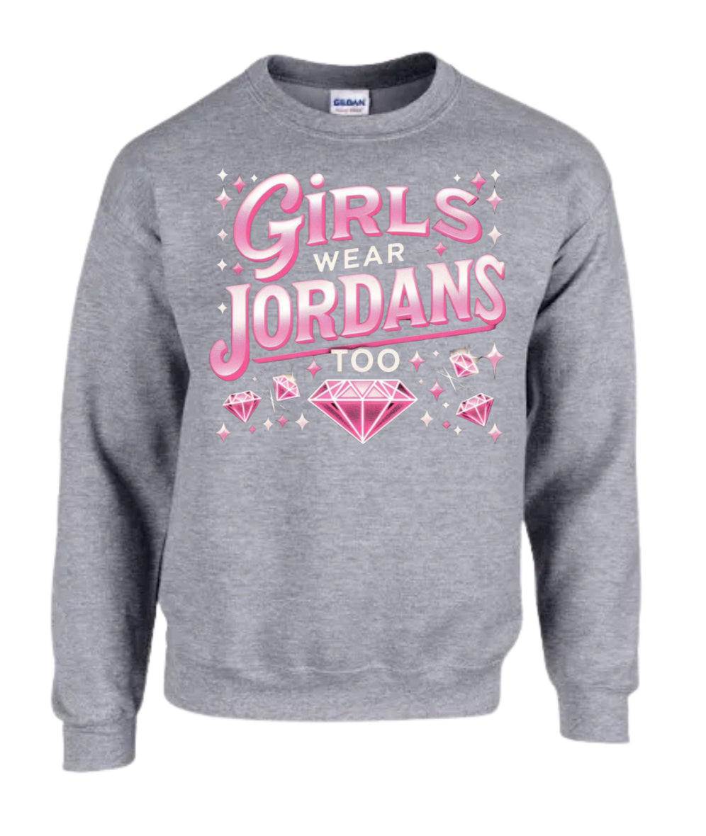 Pink and Gray GWJT Crewneck