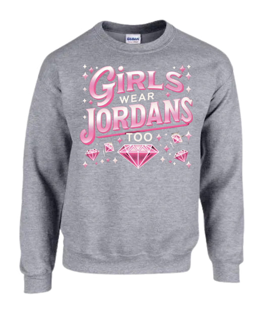 Pink and Gray GWJT Crewneck