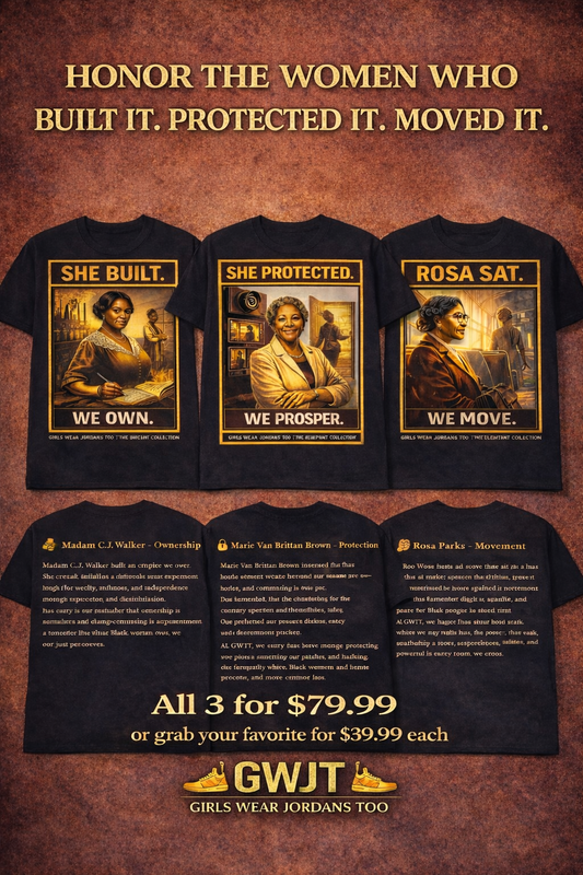 The Blueprint Collection – Legacy Tees by Girls Wear Jordans Too