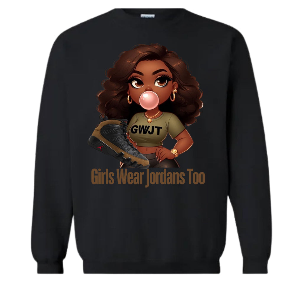 Olive 9 GWJT Girl Sweatshirt