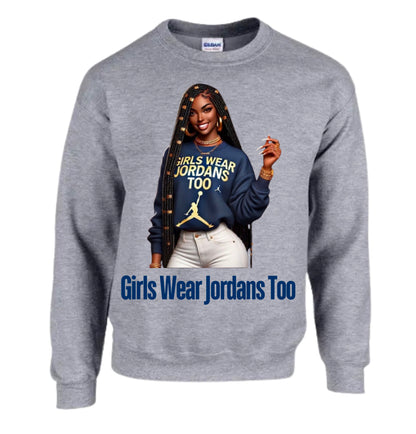 Blue and Gold GWJT Girl Sweatshirt