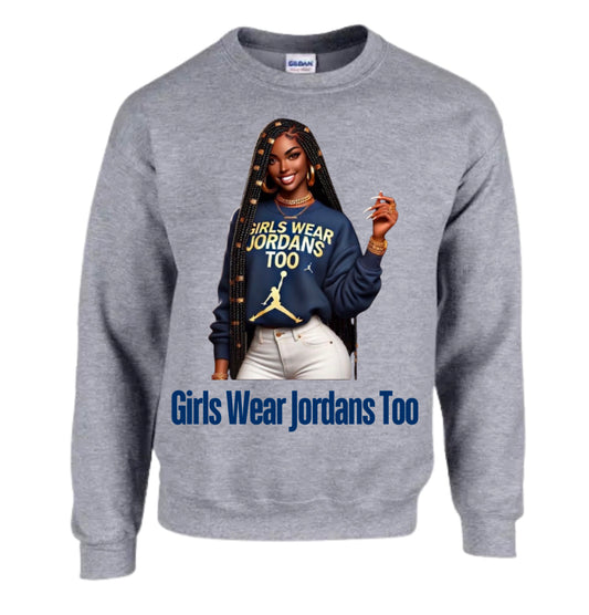 Blue and Gold GWJT Girl Sweatshirt