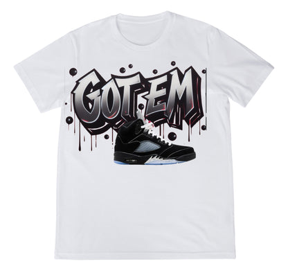 Got ‘Em Black 5s Tee