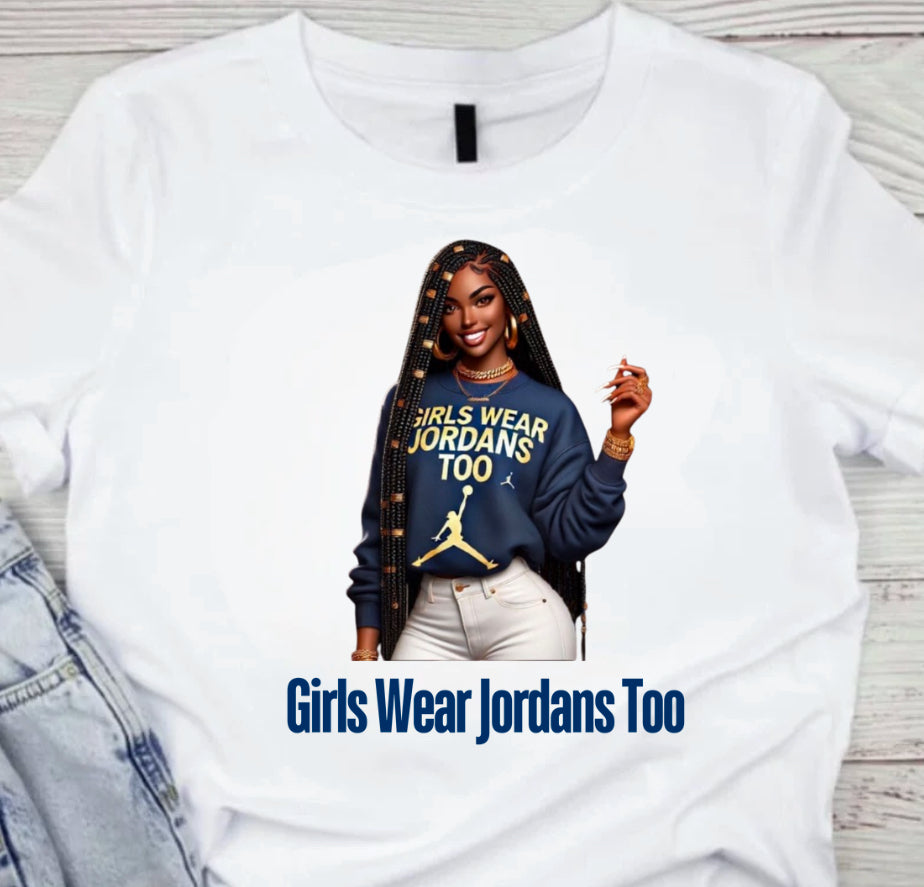Blue and Gold GWJT girl 
Tshirt
