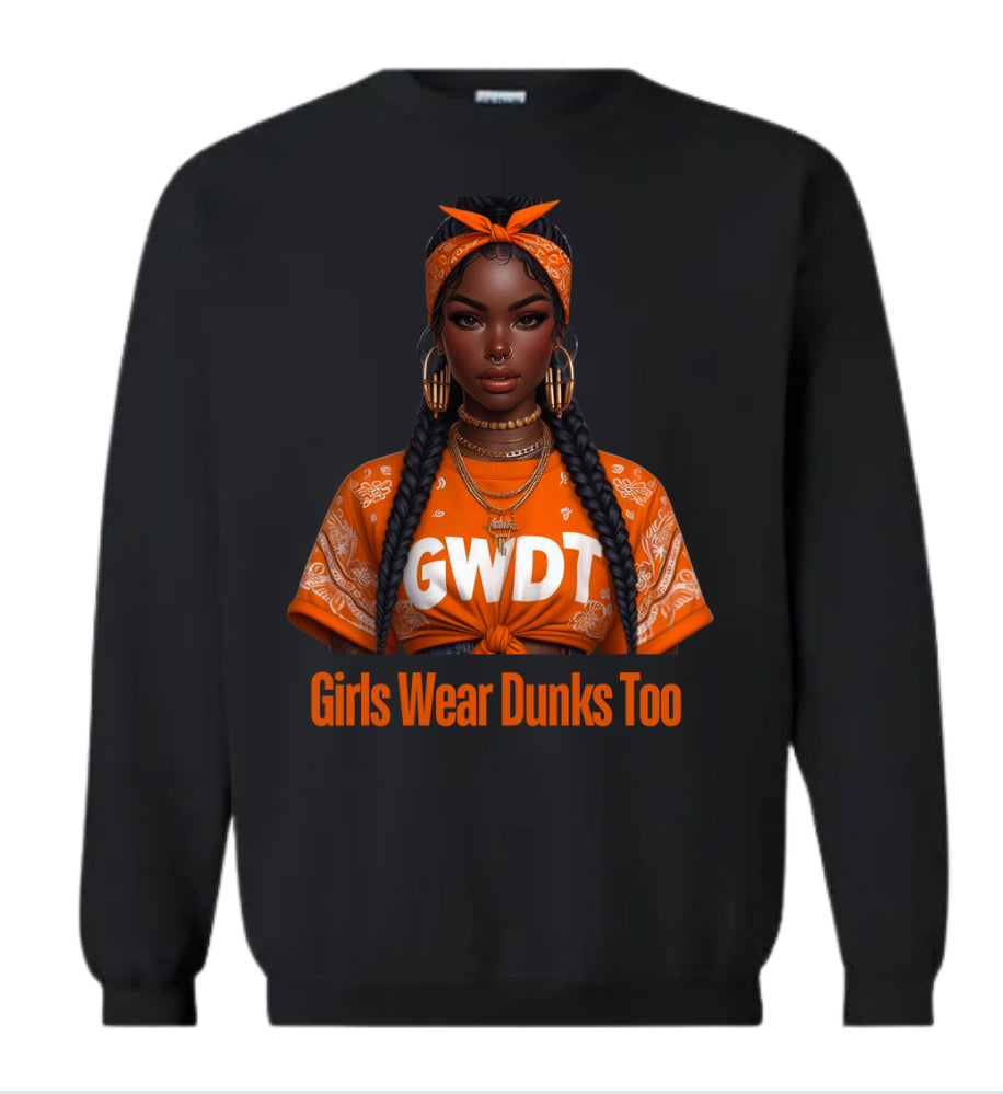 Orange Paisley GWDT Sweatshirt