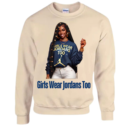 Blue and Gold GWJT Girl Sweatshirt