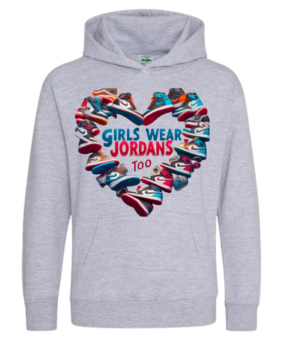 Sand I Heart GWJT Girl Hoodie