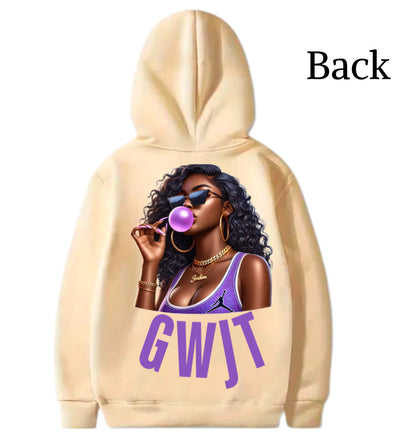 Purple Bubble Gum GWJT Hoodie