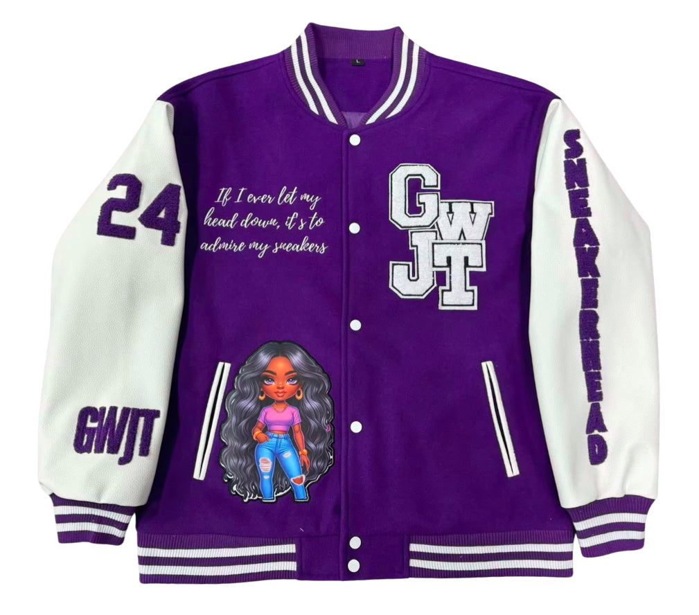 PRE ORDER- Sneakerhead Royalty Varsity Jacket