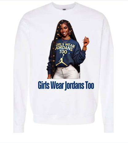 Blue and Gold GWJT Girl Sweatshirt