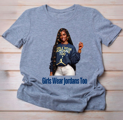Blue and Gold GWJT girl 
Tshirt