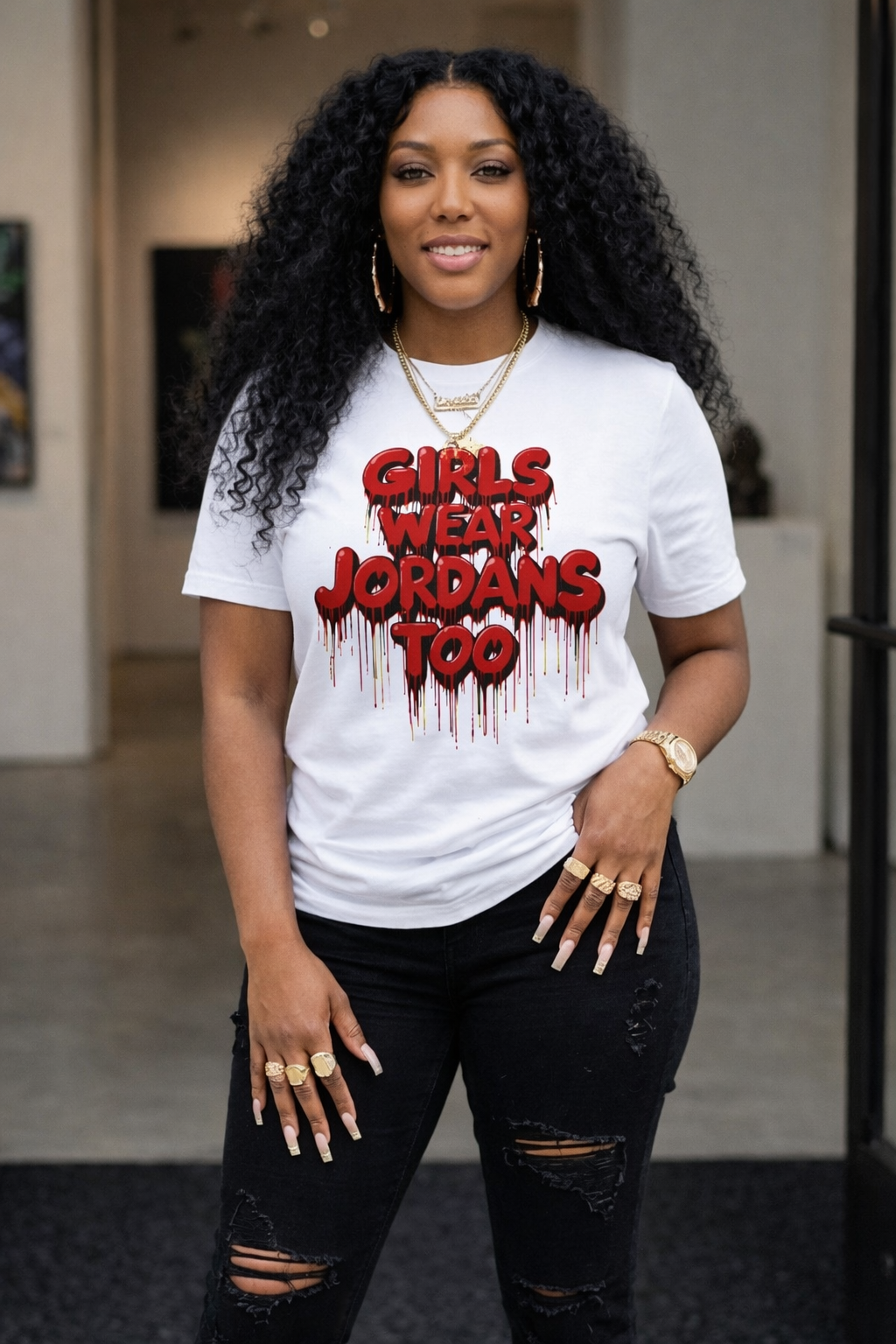 The Drip Script Tee