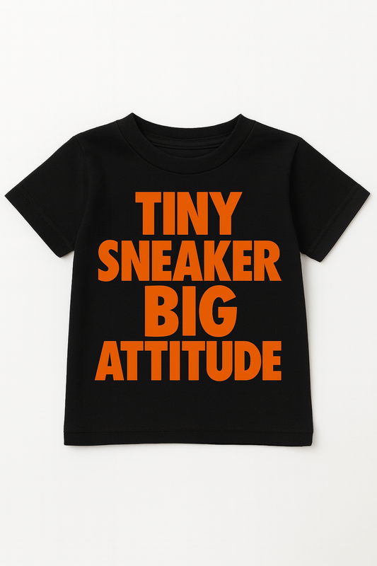 Tiny Sneaker, Big Energy Tee