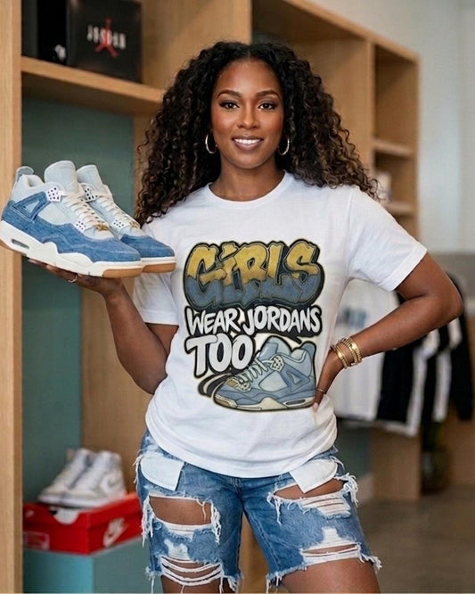 Street Denim Drip Tee