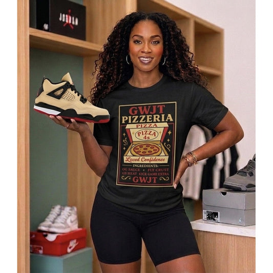 GWJT Pizzeria Tee – Pizza 4s Edition