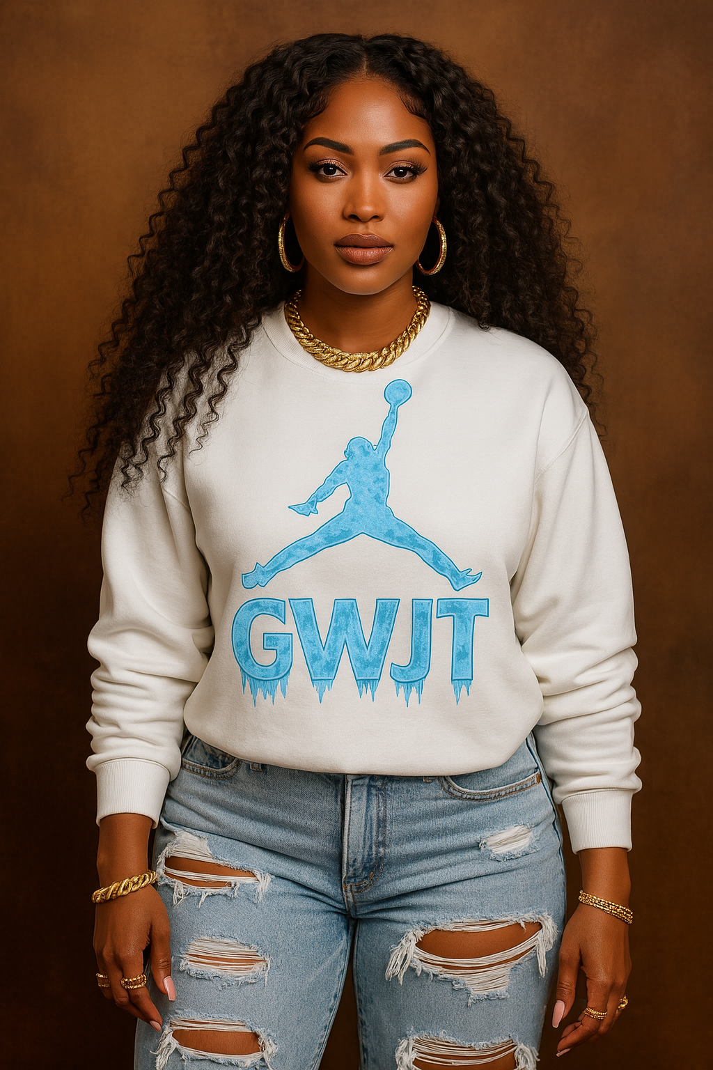 Iced Out Jordan Sweatshirt