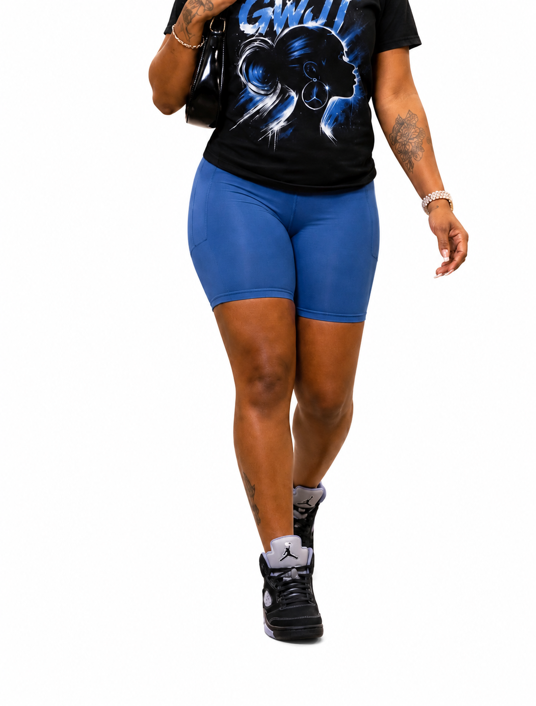 Royal Motion Biker Shorts