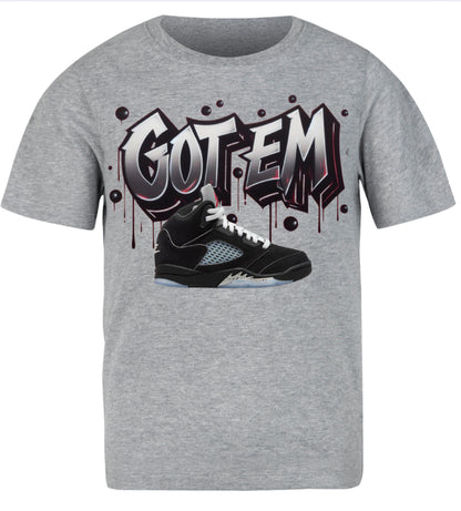 Got ‘Em Black 5s Tee