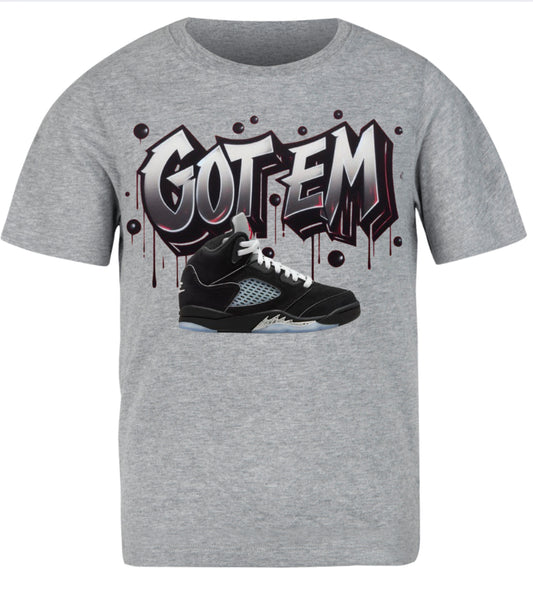 Got ‘Em Black 5s Tee
