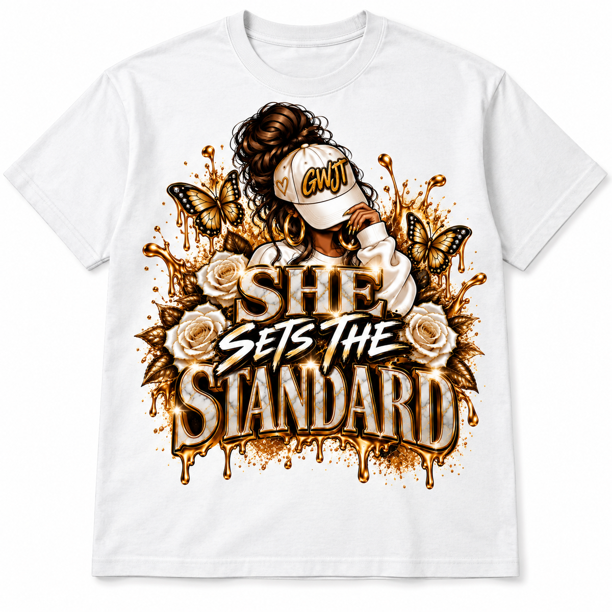She Sets the Standard Tee