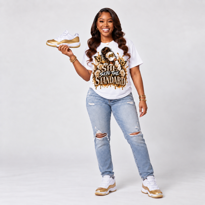 She Sets the Standard Tee