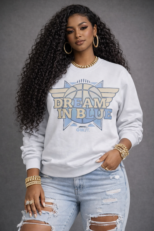 Dream in Blue Sweatshirt – Psychic Blue 1 Edition